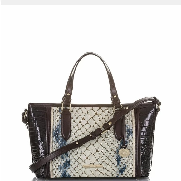 New BRAHMIN Mini Asher GLACIER CARLISLE - Picture 5 of 7